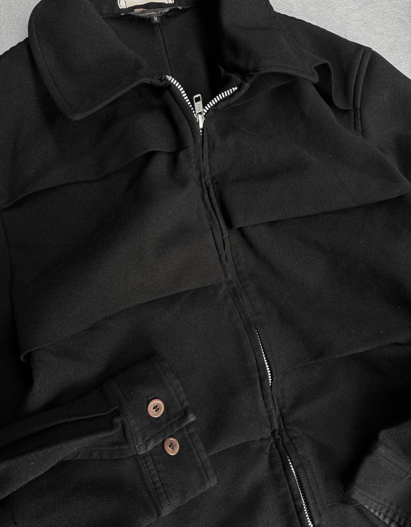 COMME des GARÇONS HOMME PLUS SS19 Garment-dyed Multi Panel Trucker Jacket