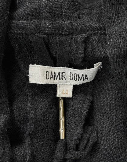 DAMIR DOMA AW10 Black Wool-blend Robe Infinity Cardigan