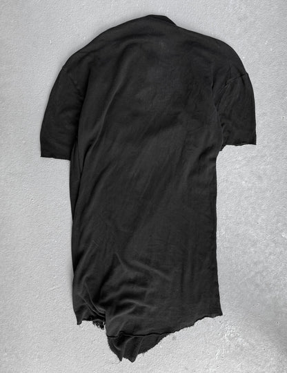 DAMIR DOMA AW10 Asymmetric Distressed Raw Hem T-Shirt
