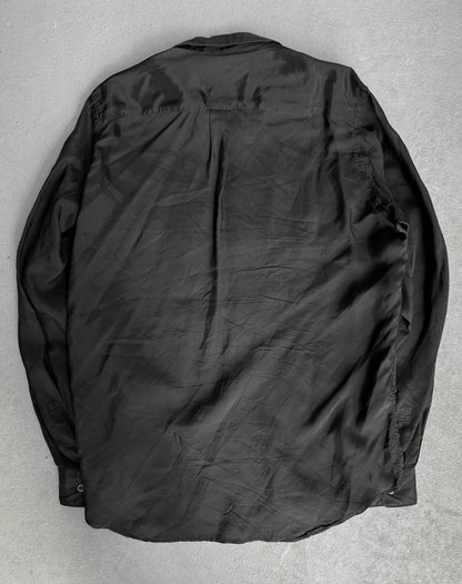 BLACK COMME des GARÇONS AW18 Cupro Patchwork Shirt