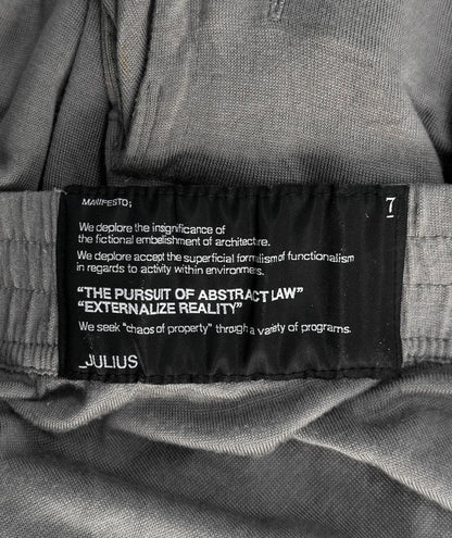 Julius_7 SS09 “Insanity In Industrial Inc. #3 : CANON_1 THE POSSESSED” Silk-blend Gasmask Cargo Shorts