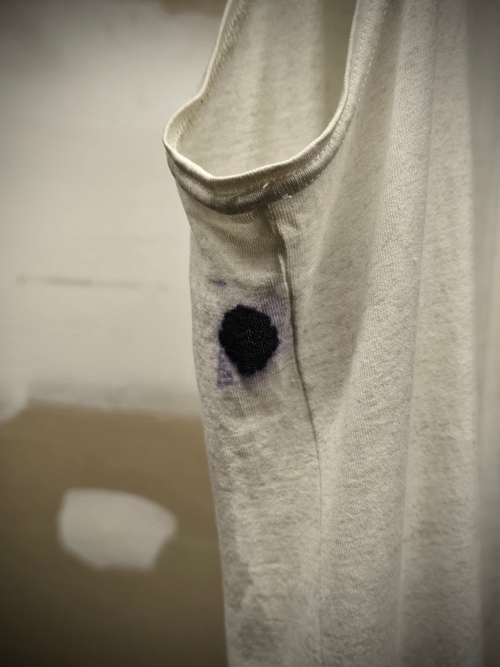 Carol Christian Poell SS05 "Dispossessed" Acid-Treated Flap Tank Top detail | DRIEW GARMENTS