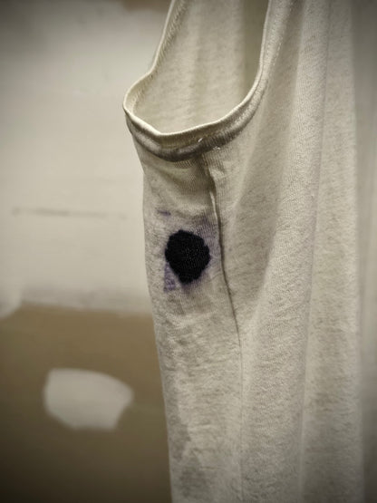 Carol Christian Poell SS05 "Dispossessed" Acid-Treated Flap Tank Top detail | DRIEW GARMENTS
