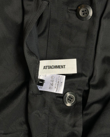 ATTACHMENT by Kazuyuki Kumagai Early 00s 2-in-1 Reversible Frayed Coat