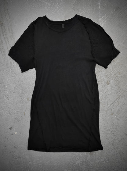 DAMIR DOMA 2010s Distressed Raglan Mesh Sleeve T-shirt
