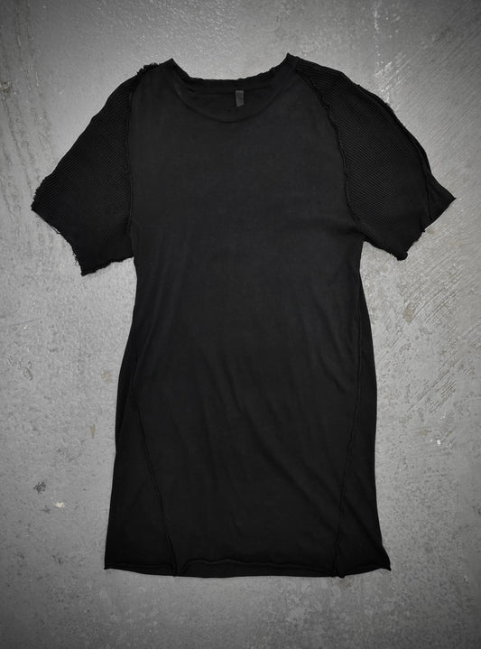 DAMIR DOMA 2010s Distressed Raglan Mesh Sleeve T-shirt