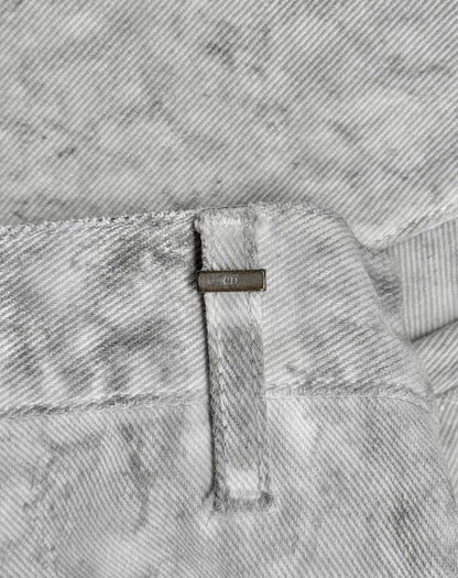 DIOR HOMME SS06 by Hedi Slimane ‘Dirty Snow’ Slim Bootcut Denim