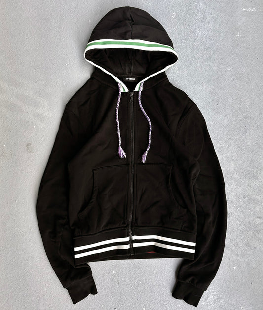 Raf Simons SS16 Stripe Drawstring Hoodie