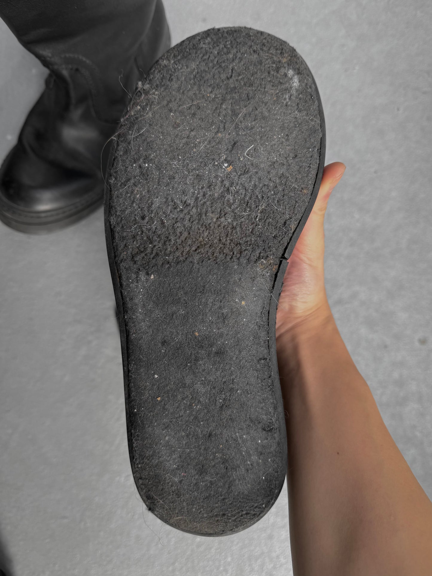 Rick Owens AW05 "MOOG" Pull-Tab Engineer Sneaker Boots