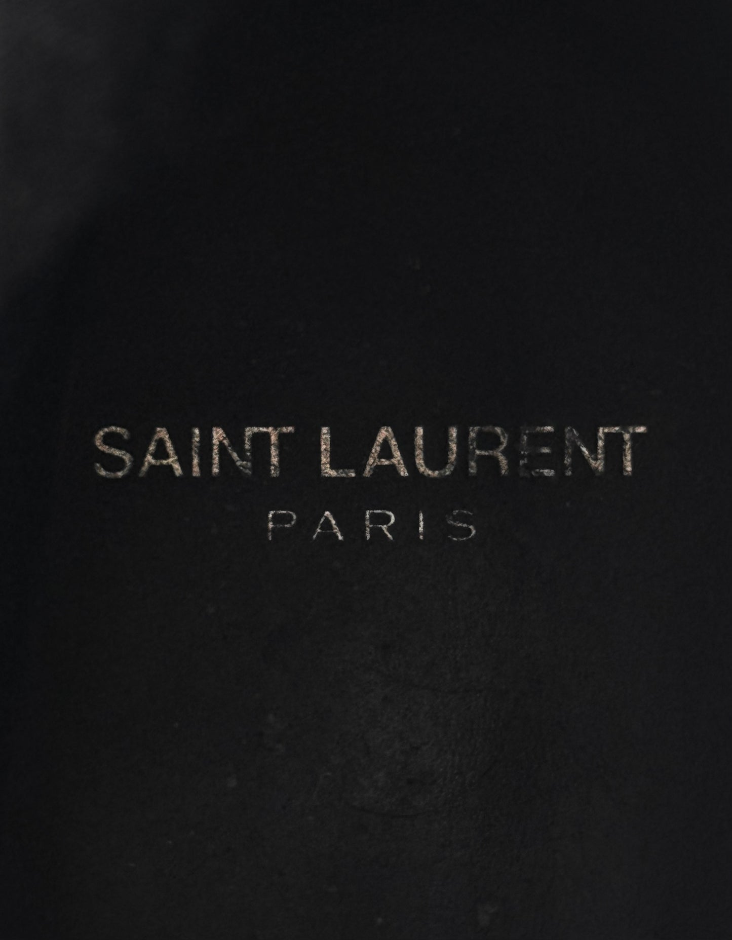 Saint Laurent Paris SS18 Leather Jodhpur Buckle Boots