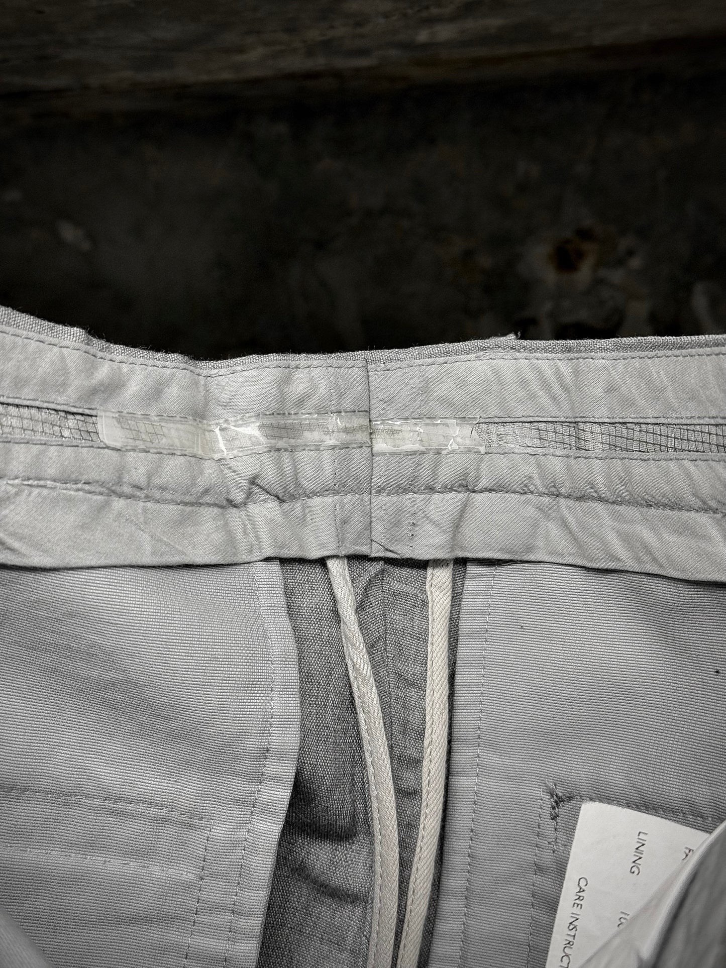 DEEPTI Collection °017-018 ‘P-088 SABEL-45’ Button Pleat Classic Trousers detail | DRIEW GARMENTS