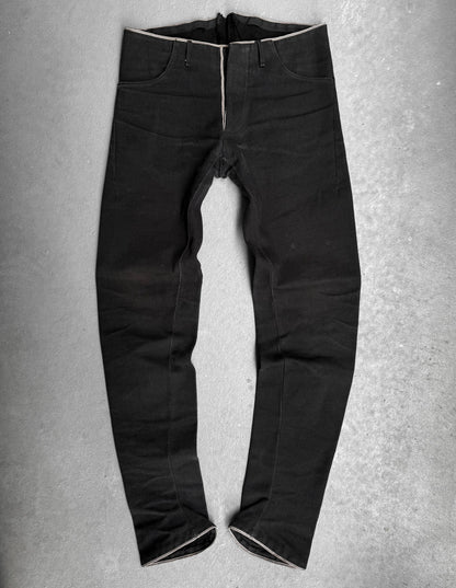 A DICIANNOVEVENTITRE (A1923) Selvedge Overlock Linen Denim