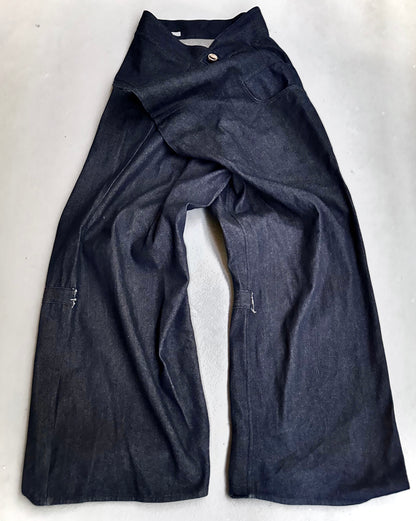 *SAMPLE* Per Götesson AW22 Asymmetrical “Elephant” Wide Cut Denim