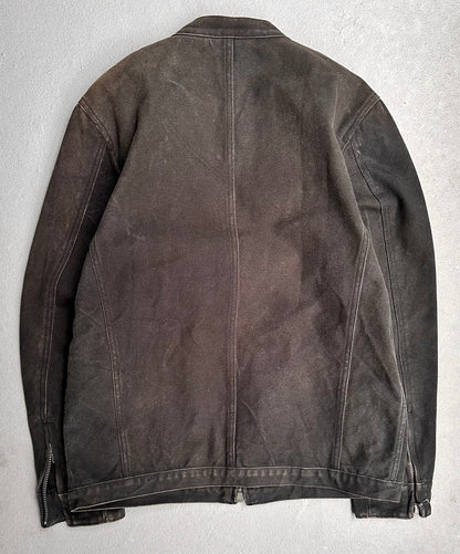 RipVanWinkle Late 90s Faded Canvas Zip-up Work Jacket