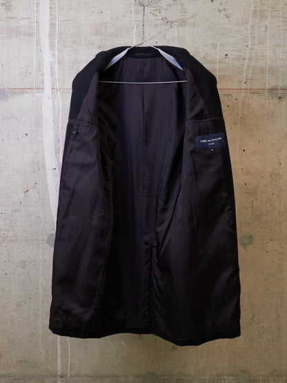 COMME des GARÇONS HOMME AW13 Classic Tailored Black Wool Coat