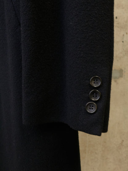COMME des GARÇONS HOMME AW13 Classic Tailored Black Wool Coat
