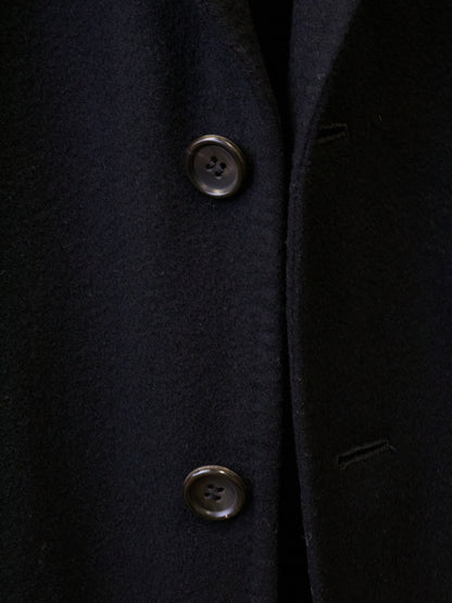 COMME des GARÇONS HOMME AW13 Classic Tailored Black Wool Coat