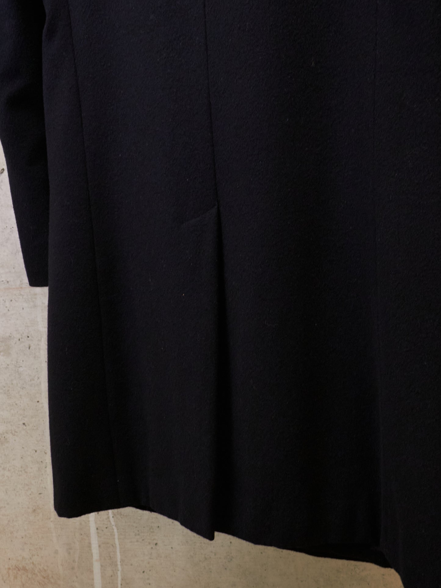 COMME des GARÇONS HOMME AW13 Classic Tailored Black Wool Coat