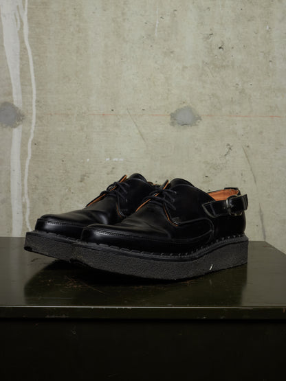 COMME des GARÇONS HOMME PLUS x George Cox AW17 Pointy Toe Crepe Derbies
