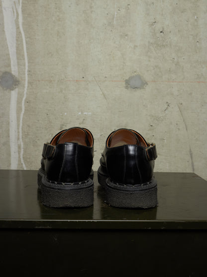 COMME des GARÇONS HOMME PLUS x George Cox AW17 Pointy Toe Crepe Derbies