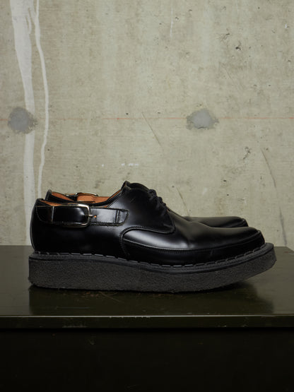 COMME des GARÇONS HOMME PLUS x George Cox AW17 Pointy Toe Crepe Derbies