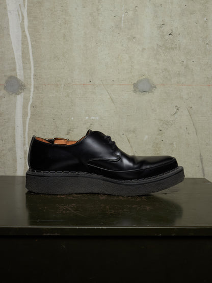COMME des GARÇONS HOMME PLUS x George Cox AW17 Pointy Toe Crepe Derbies