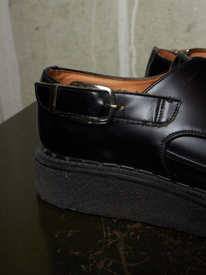 COMME des GARÇONS HOMME PLUS x George Cox AW17 Pointy Toe Crepe Derbies