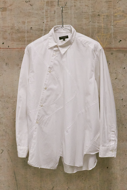 COMME des GARÇONS HOMME PLUS AW18 Asymmetric Spiral Long-sleeves Shirt