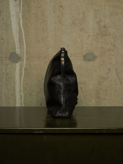 cornelian taurus by daisuke iwanaga 00s Black Cow Leather Zip Clutch Bag