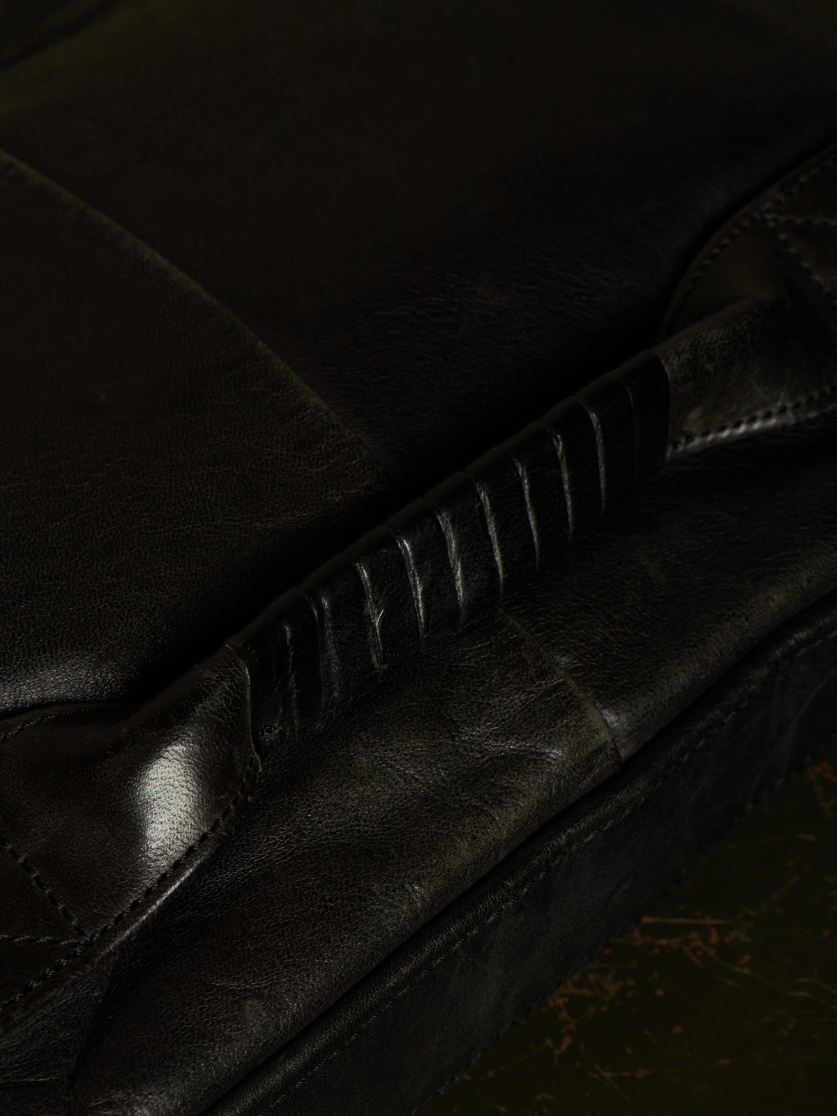 cornelian taurus by daisuke iwanaga 00s Black Cow Leather Zip Clutch Bag