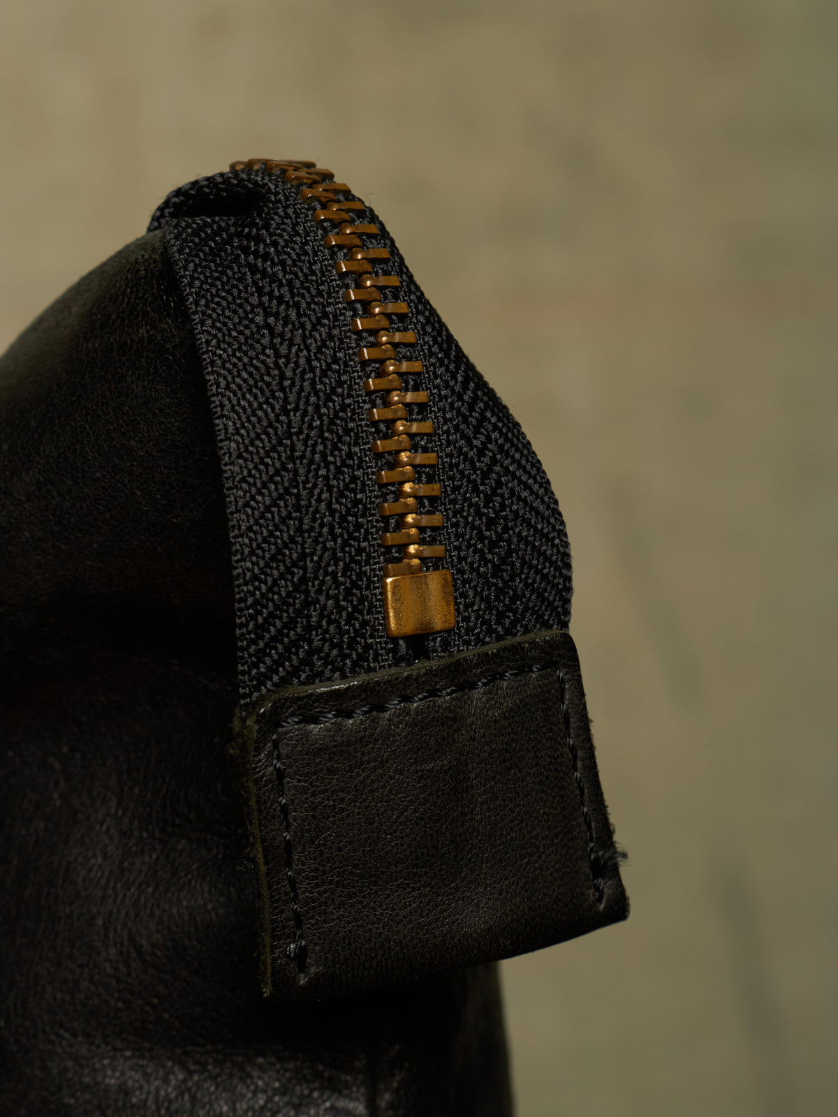 cornelian taurus by daisuke iwanaga 00s Black Cow Leather Zip Clutch Bag