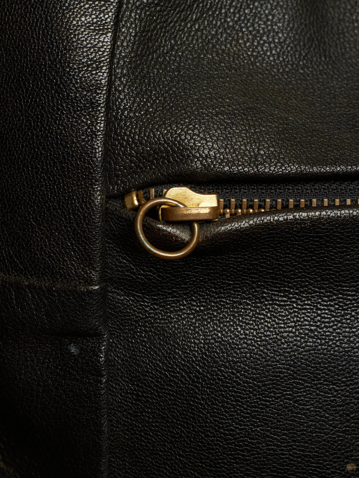 cornelian taurus by daisuke iwanaga 00s Black Goatskin Multi Zip Leather Backpack