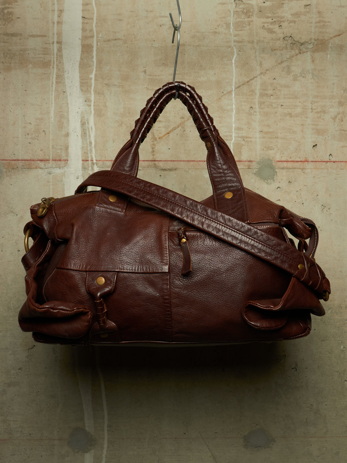 cornelian taurus by daisuke iwanaga SS08 Brown Goat Leather Special Shoulder Bag