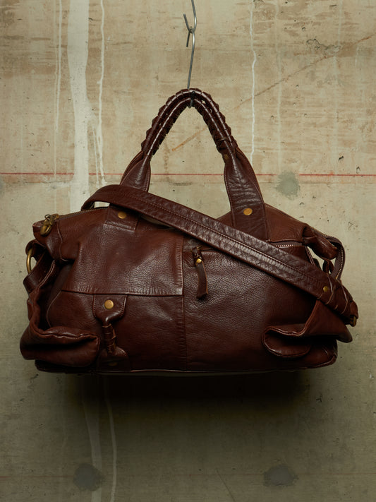 cornelian taurus by daisuke iwanaga SS08 Brown Goat Leather Special Shoulder Bag