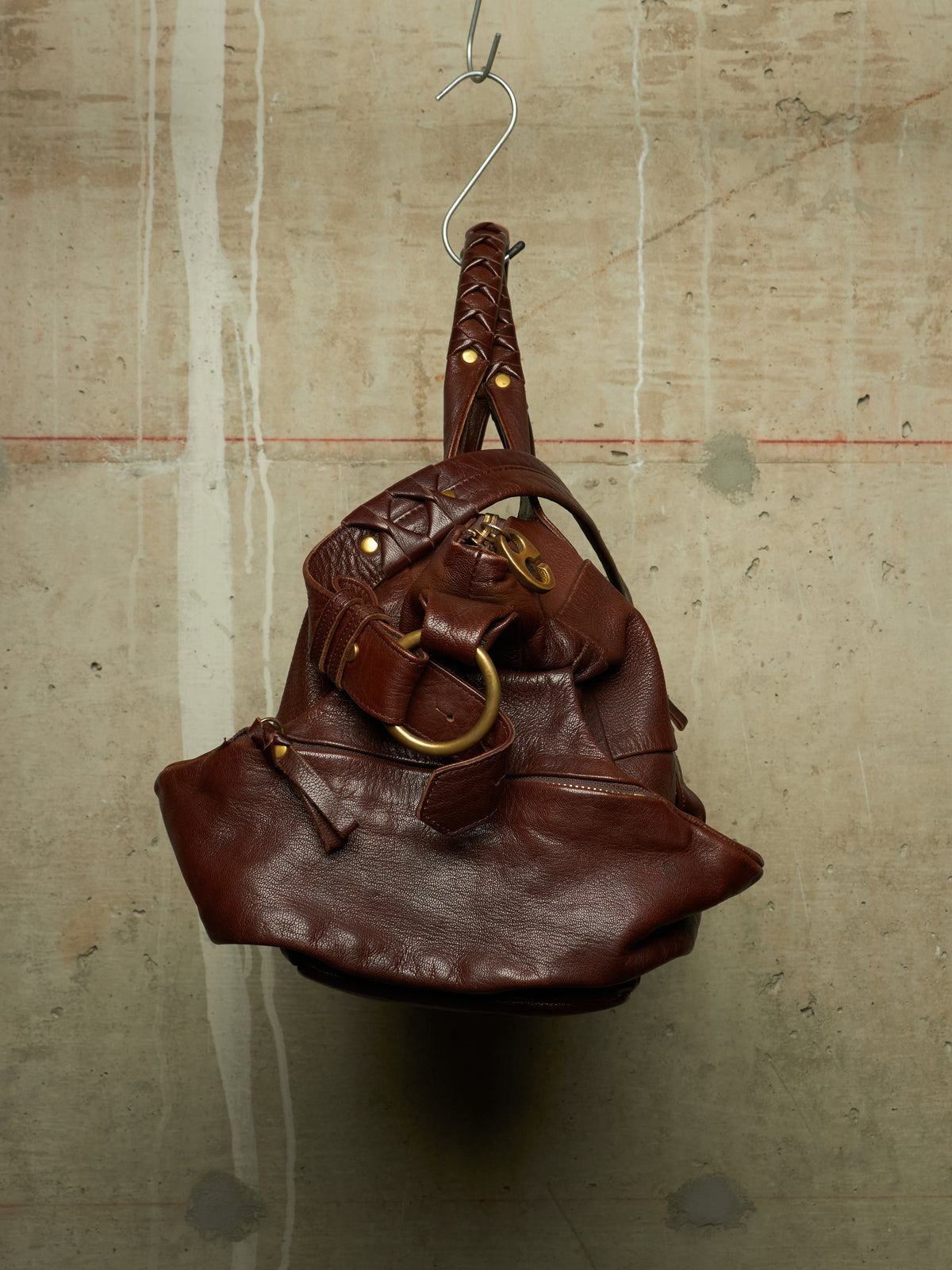 cornelian taurus by daisuke iwanaga SS08 Brown Goat Leather Special Shoulder Bag