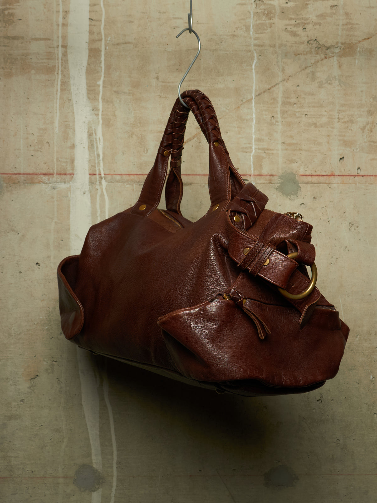 cornelian taurus by daisuke iwanaga SS08 Brown Goat Leather Special Shoulder Bag