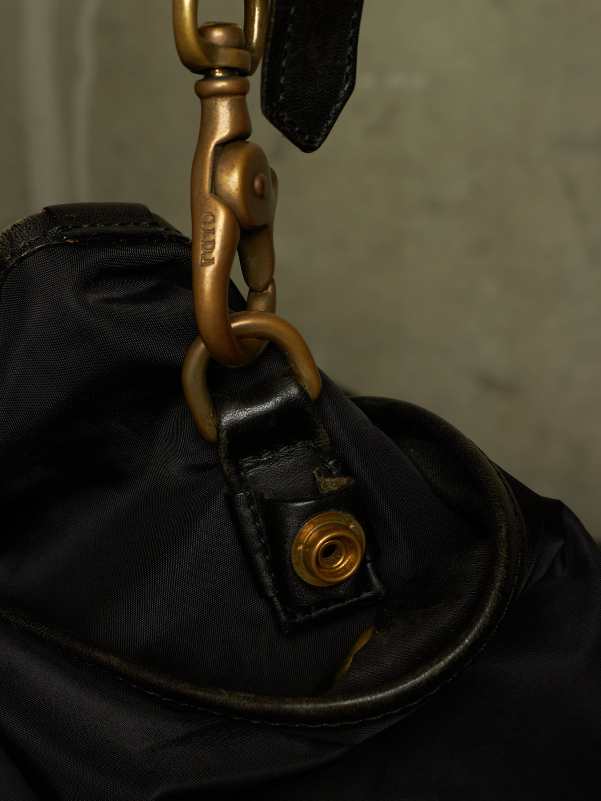 cornelian taurus by daisuke iwanaga SS22 'co22sstt020' Black Nylon Cow Leather Tool Tote Bag