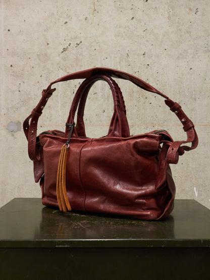 cornelian taurus by daisuke iwanaga AW10 Mini Bordeaux Veil Handle Horse Leather Bag