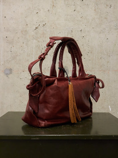 cornelian taurus by daisuke iwanaga AW10 Mini Bordeaux Veil Handle Horse Leather Bag