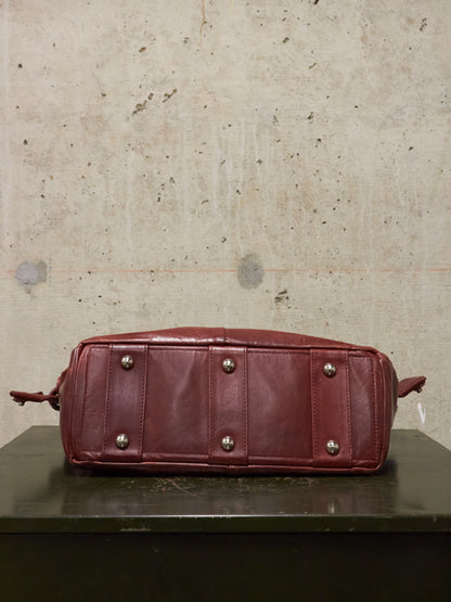 cornelian taurus by daisuke iwanaga AW10 Mini Bordeaux Veil Handle Horse Leather Bag