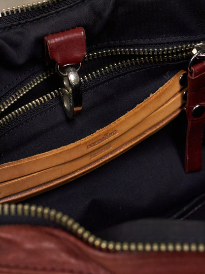 cornelian taurus by daisuke iwanaga AW10 Mini Bordeaux Veil Handle Horse Leather Bag