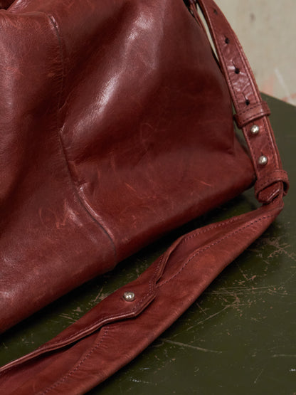 cornelian taurus by daisuke iwanaga AW10 Mini Bordeaux Veil Handle Horse Leather Bag