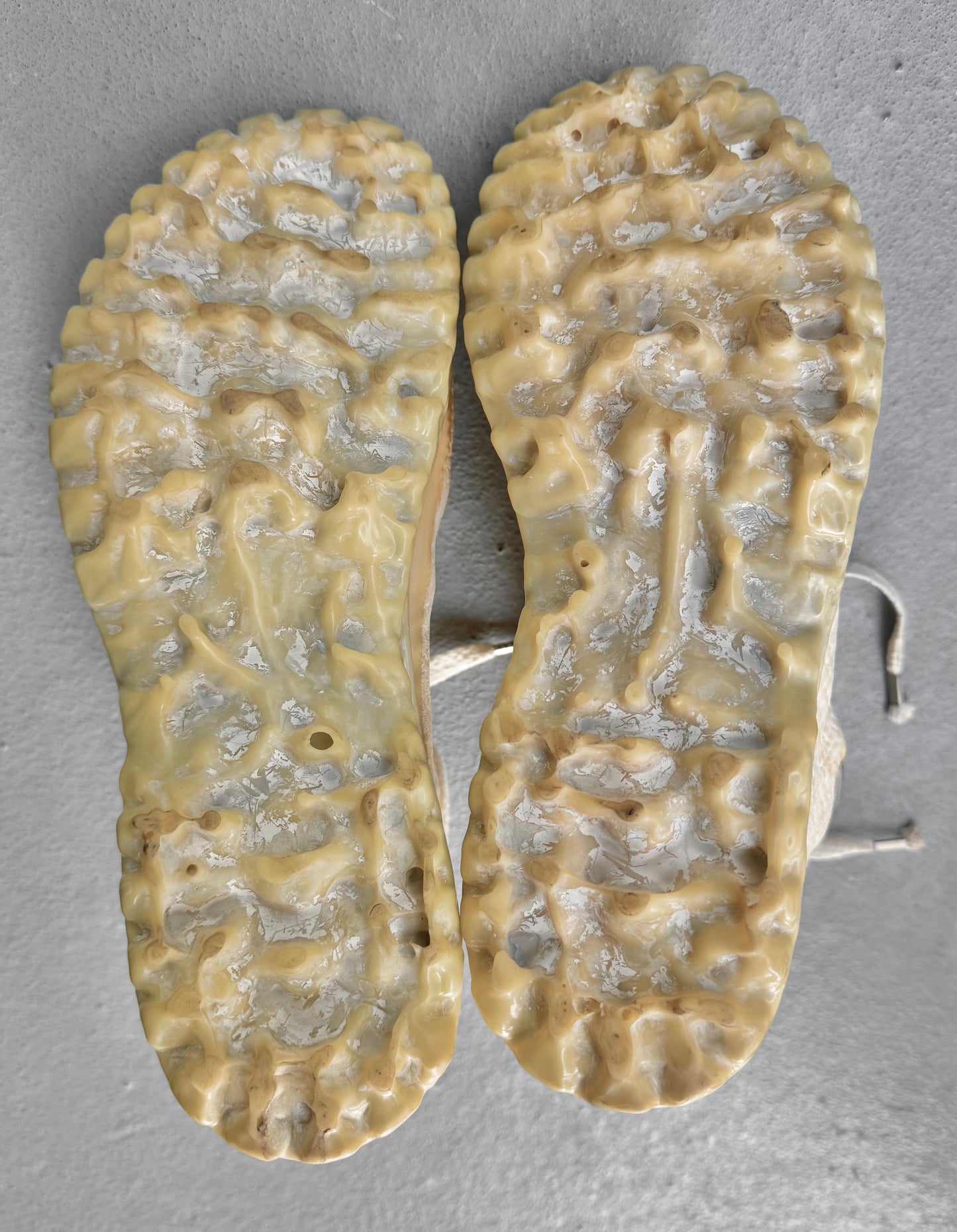 Carol Christian Poell 'AM/2684 CUBS-PTC/01' Object Dyed One-Piece Prosthetic Ankle Rubber Drip Work Boot