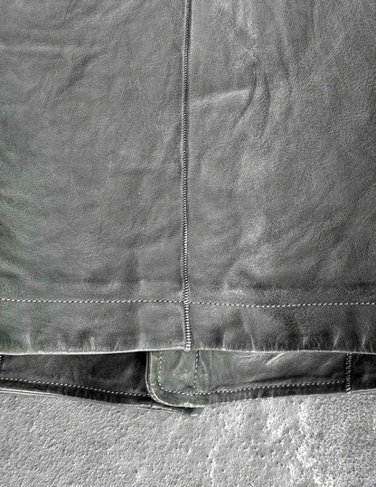 Carol Christian Poell 'LM/2599G-SP ROOMS-PTC/19' Spine Elbow & Hand High Neck Leather Jacket