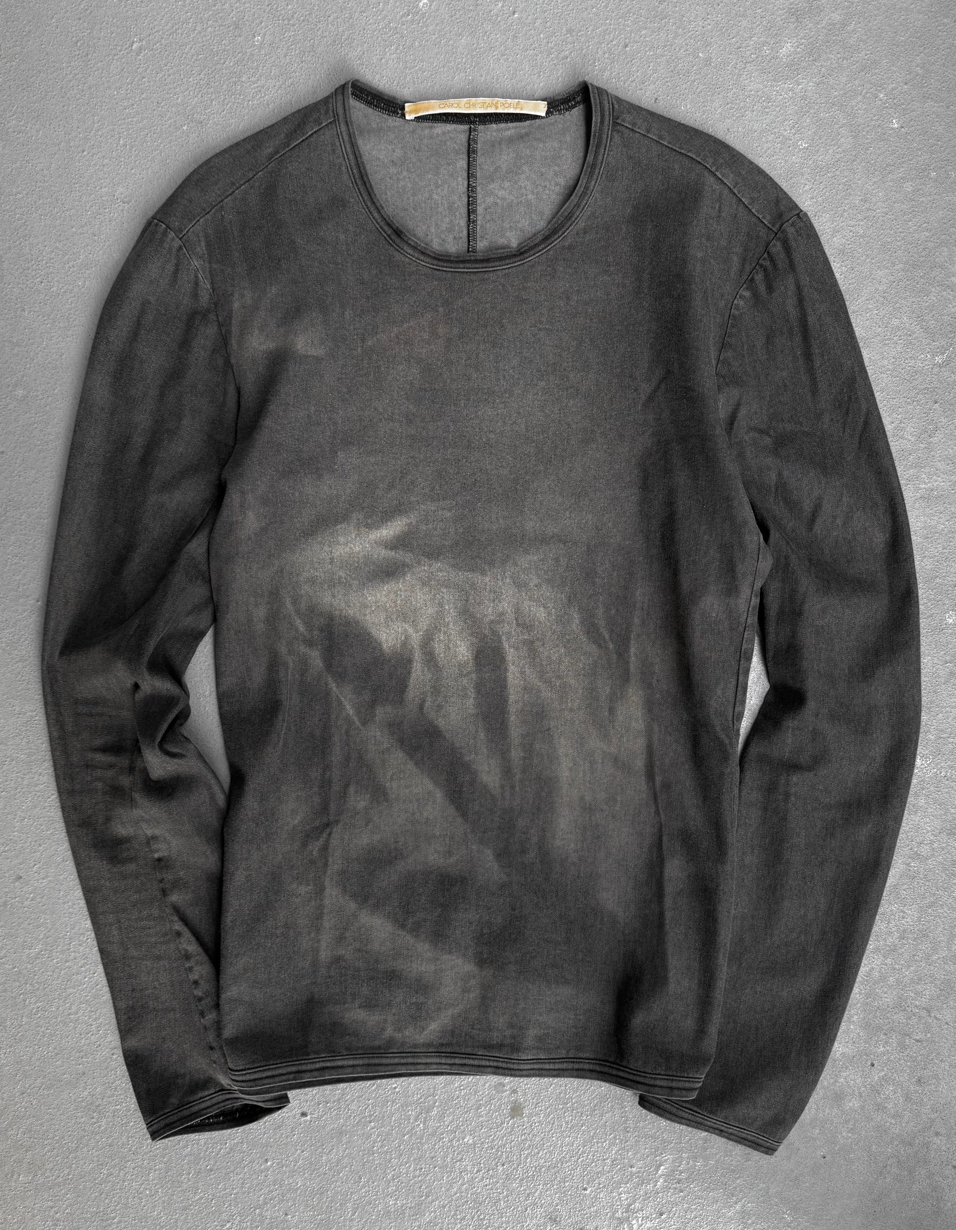CCP SS01 Acid Washed Crewneck | Archive Carol Christian Poel – DRIEW