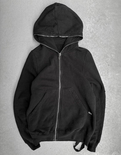 Rick Owens DRKSHDW SS20 “TECUATL” Patch Fleece Gimp Hoodie