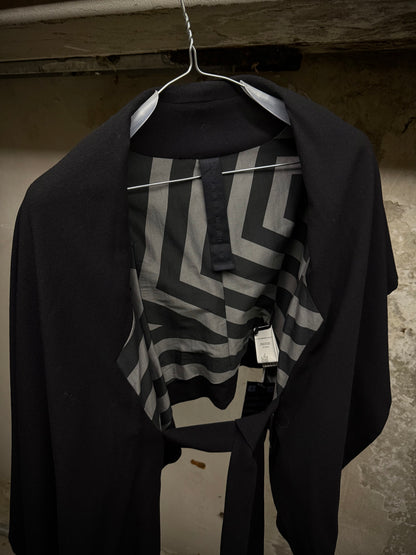 Gareth Pugh 2010s Asymmetric Open-front Raglan Jacket detail | DRIEW GARMENTS