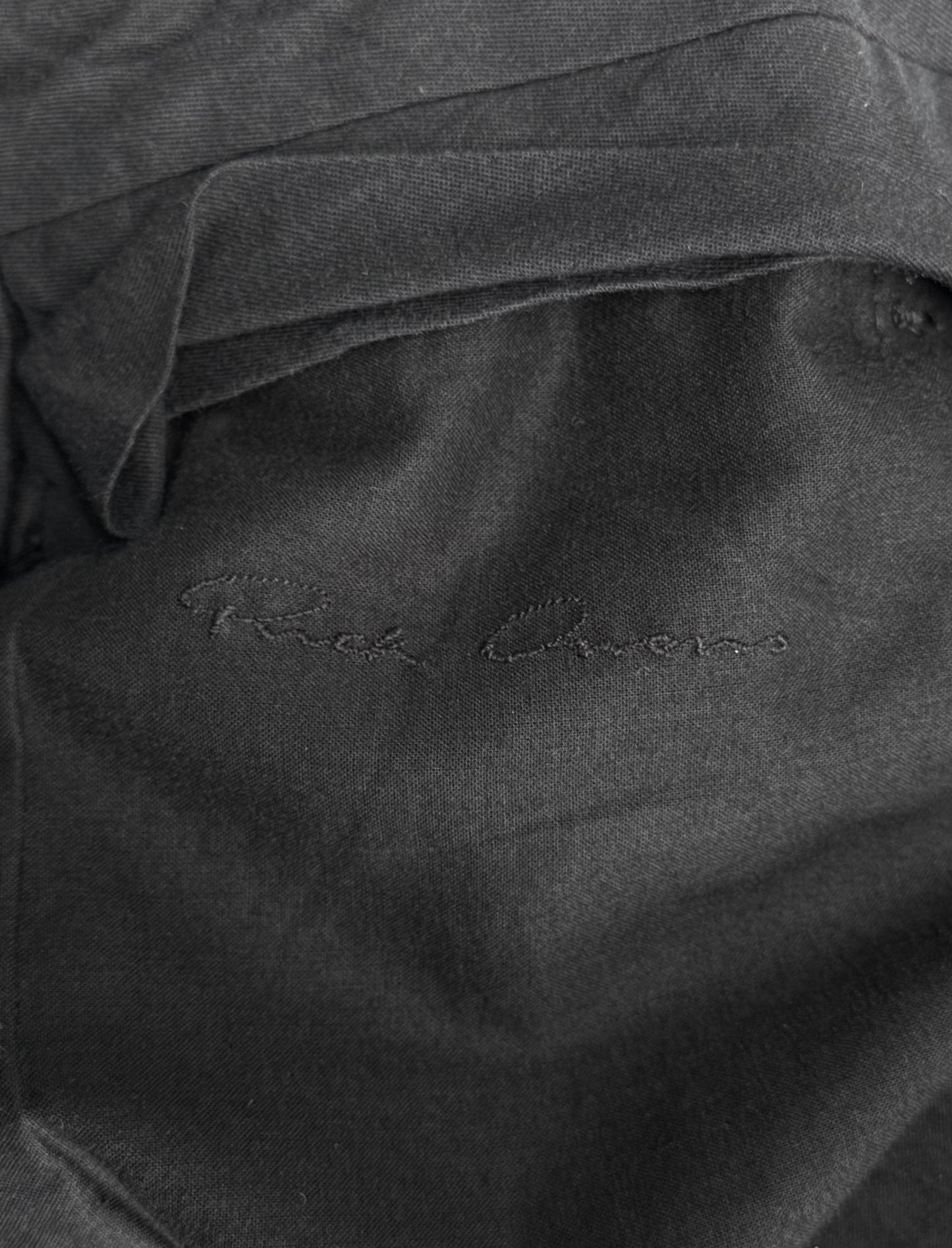 Rick Owens SS17 “WALRUS” Wide Leg Wool Cargo Pants