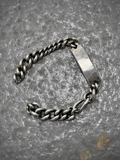 WERKSTATT:MÜNCHEN 'M2591' .925 Silver Hammered Tag Bracelet | Archive Fashion Toronto