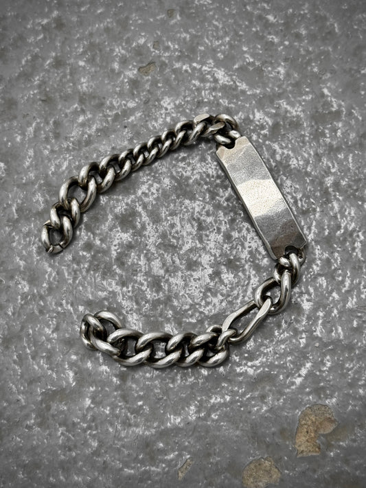 WERKSTATT:MÜNCHEN 'M2591' .925 Silver Hammered Tag Bracelet | Archive Fashion Toronto